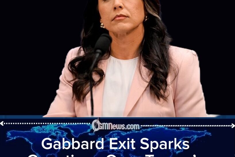 Tulsi Gabbard Resigns as Intelligence Chief Over Husband’s Cancer Battle