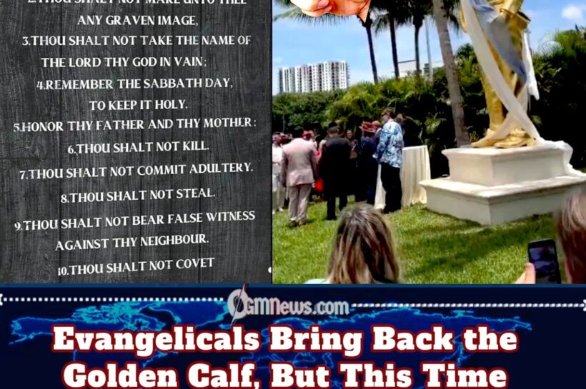 Evangelicals, Gold Statues, and the ‘Golden Idol’ Debate: Trump Ceremony at Mar-a-Lago Ignites Fierce Backlash