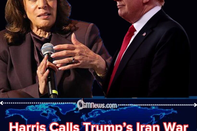 Kamala Harris Explodes at Trump Over “Unwanted War” With Iran