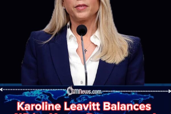 Karoline Leavitt Balances White House Pressure and New Motherhood