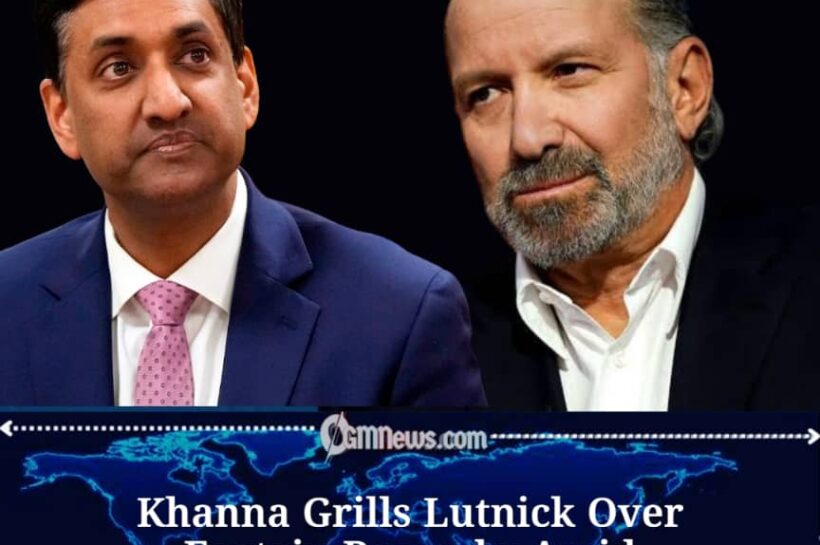 Khanna Presses Lutnick Over Epstein Testimony and Transparency Questions