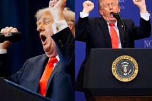 Trump’s MIC FURY Night: President’s Explosive Microphone Clash Overshadows Florida Speech to Seniors