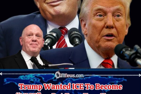 Trump Wanted ICE To Become “NICE” — But Even Tom Homan Wasn’t Buying It