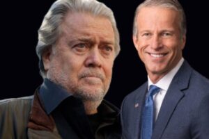 Bannon’s SAVE Act Blitz Leaves Thune Defending the Senate Like a Goalkeeper Facing 40 Shots