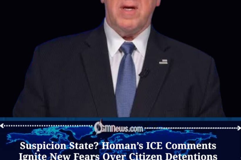 Tom Homan Defends ICE Detentions Based on Suspicion