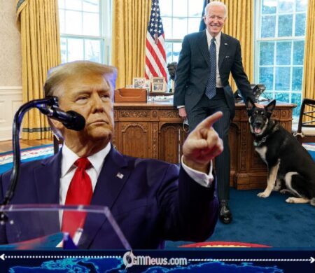 Trump Questions Biden’s Dog Behaviour in Heated Remarks