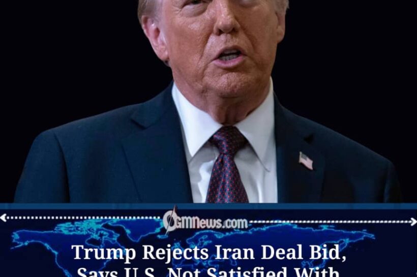 Trump Keeps Pressure on Iran, Rules Out Current Deal Offer