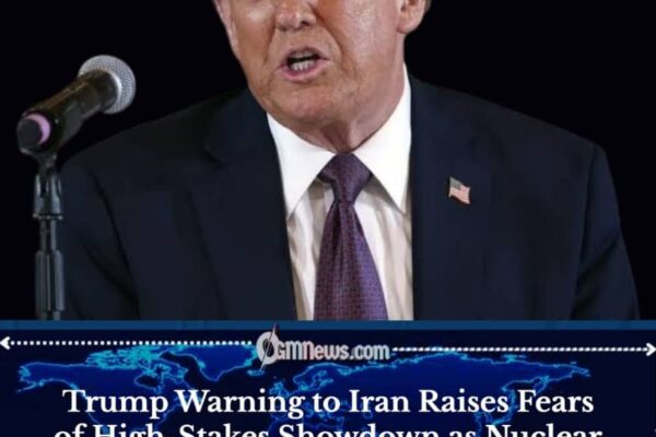Trump Warns Iran as Nuclear Tensions Escalate