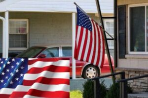 American Flag Becomes the Latest Casualty in America’s Deepening Political Divide