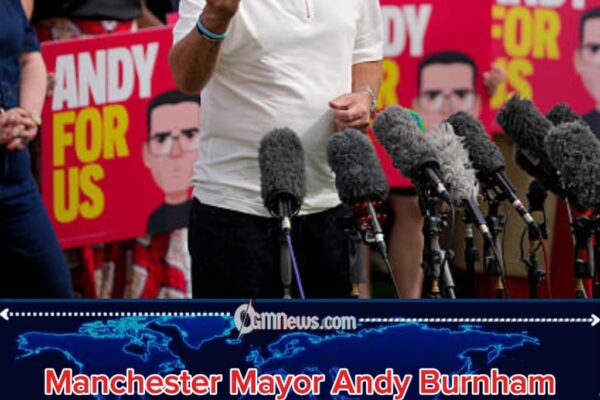 Manchester Mayor Andy Burnham Declares Labour Transition Has Begun