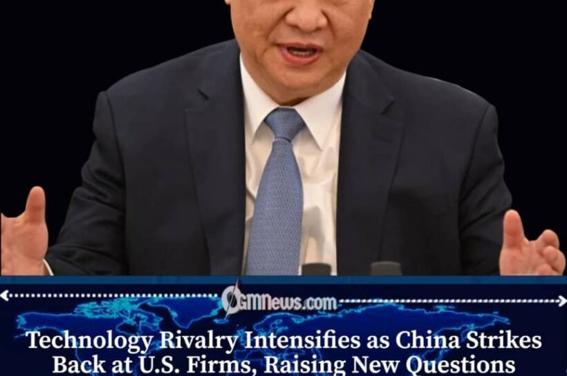 China Sanctions U.S. Firms as Tech Dispute Deepens