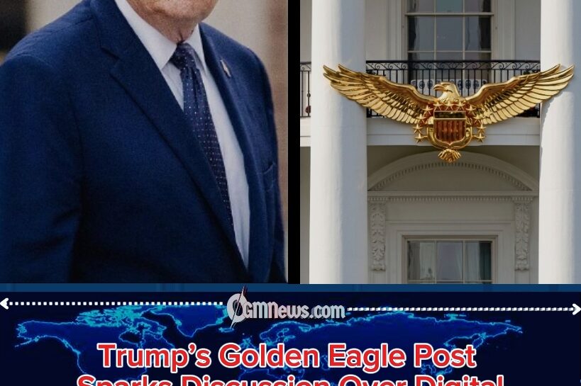GOLDEN EAGLE OVERSHADOWS TRUMAN BALCONY AS TRUMP’S AI IMAGE SPARKS WHITE HOUSE DIGITAL FIRESTORM”