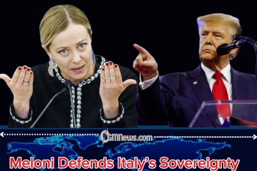 Italian prime minister Giorgia Meloni Defends Italy’s Sovereignty Amid Public Clash With Trump