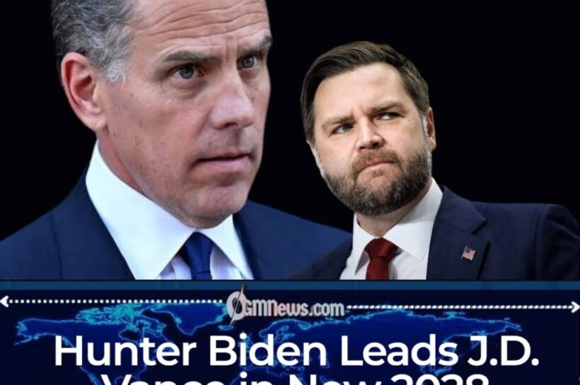 Hunter Biden Stuns Washington as Poll Puts Him Ahead of J.D. Vance