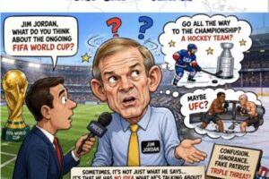 Clueless Congressman Jim Jordan Mistakes the FIFA World Cup for a Hockey Championship