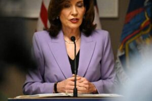Governor Kathy Hochul Calls Out Trump and Abbott Over “Men in Women’s Sports” Contradiction