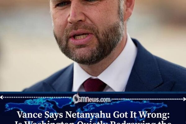 JD Vance Says Netanyahu Made Mistakes as U.S. Pushes for Iran Diplomacy