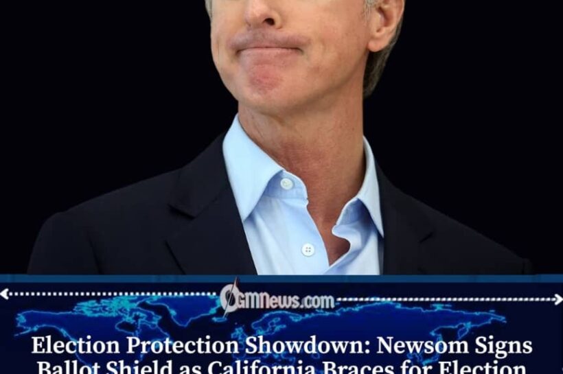 Newsom Signs New Election Protection Law Ahead of California Midterms