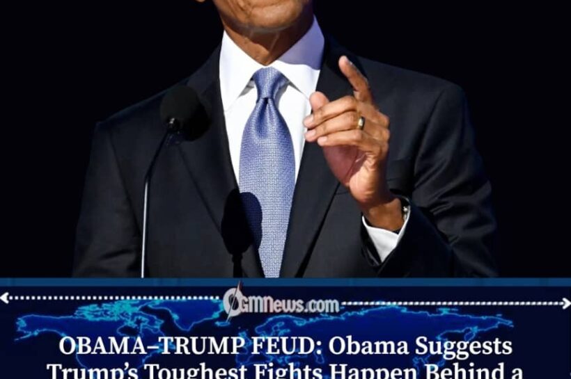 Obama Claims Trump Changes Tone When Cameras and Posts Disappear
