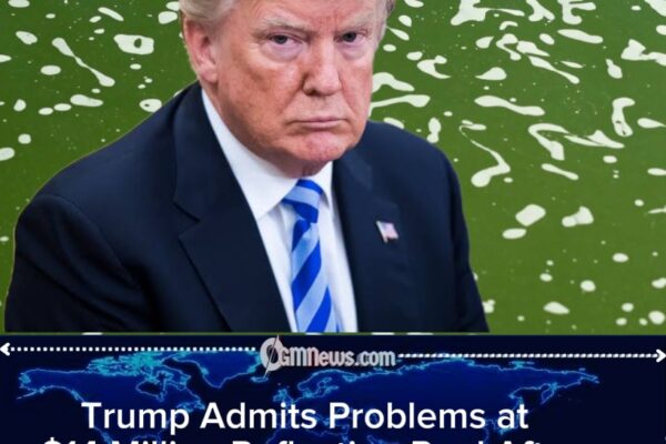 Trump Admits Problems at $14 Million Reflecting Pool After Algae and Peeling Paint Appear