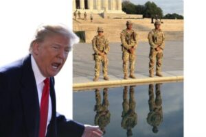 Reflecting Pool Sits Behind New Fencing As Trump Posts “Good Morning From the Pool!”