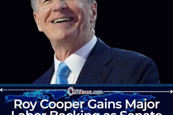 Roy Cooper Receives Endorsement, Poll Numbers Decide to Join the Party