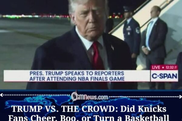 Trump Insists Knicks Crowd Was Mostly Cheering Despite Debate