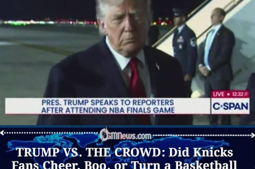 Trump Insists Knicks Crowd Was Mostly Cheering Despite Debate