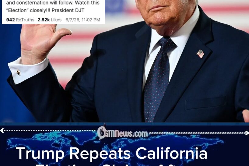 Trump’s ‘Rigged Election’ Claims Return: California Vote Count Ignites New Clash Over Trust, Evidence and Political Theater
