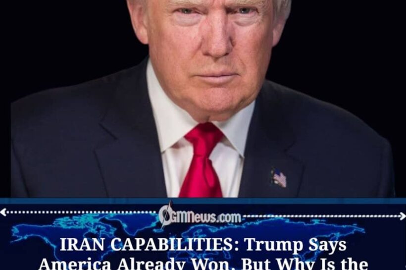 Trump Says U.S. Crippled Iran Capabilities and Will Finish the Job