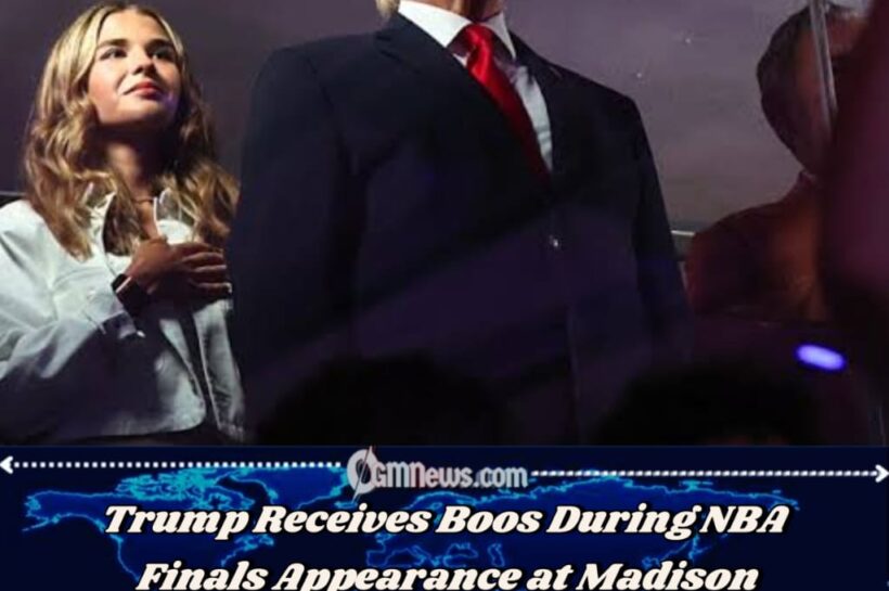 Trump Salutes, Crowd Reviews Performance with Instant Boos