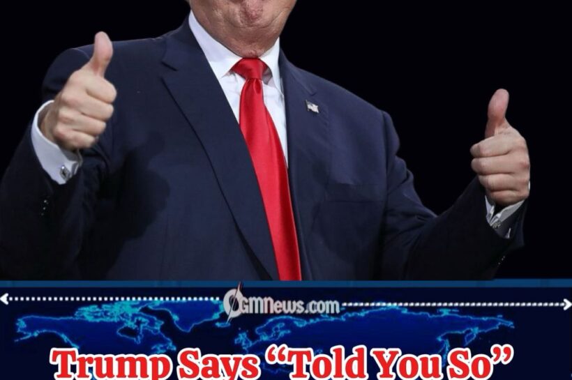 Trump Says “Told You So” as Iran Deal Appears to Ease Gulf Tensions