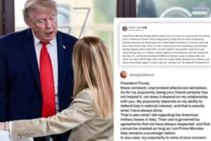 TRUMP-MELONI FEUD ERUPTS: THE SELFIE DISPUTE EXPOSING A DEEPER CRACK IN THE WESTERN ALLIANCE