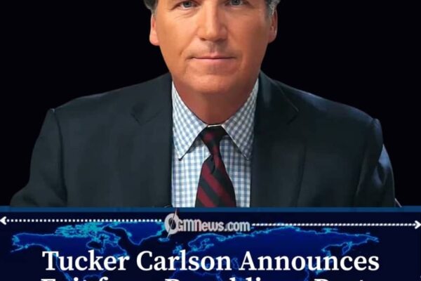 Tucker Carlson Says He Can No Longer Support the Republican Party