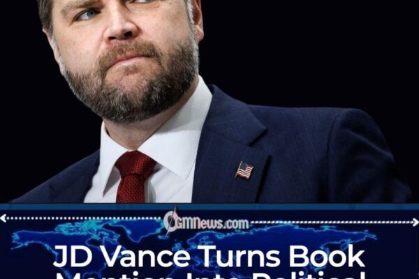 Vance’s Book Joke Sparks Debate Over Politics and Personal Attacks