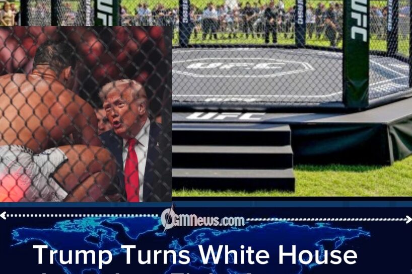 White House Cage Fight Ignites Political Firestorm as Trump Turns Presidential Grounds Into UFC Arena