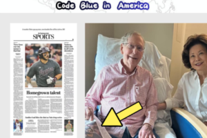 A Newspaper Sen. Mitch McConnell Held Up Wasn't Enough—The Internet Put Him on Trial Anyway