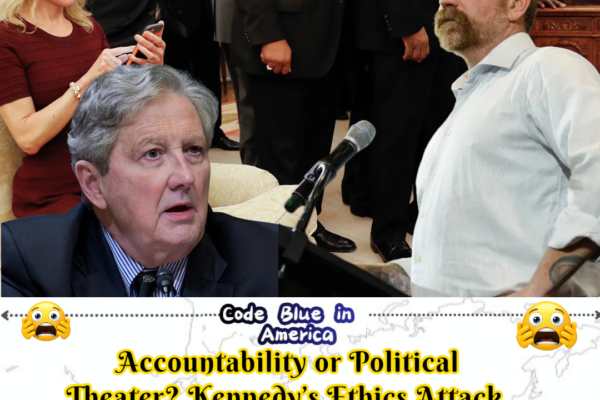 Accountability or Political Theater? Kennedy’s Ethics Attack Sparks Backlash As Critics Ask Why Trump Faces Different Rules
