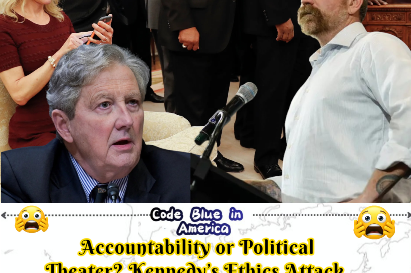Accountability or Political Theater? Kennedy’s Ethics Attack Sparks Backlash As Critics Ask Why Trump Faces Different Rules