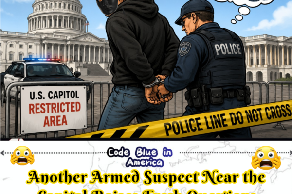 Capitol Security Had Another "Absolutely Not Today" Moment An armed man was arrested near the U.S. Capitol before authorities say the situation could escalate. Investigators are still working to uncover who the suspect is, what weapon was involved, and why the individual was there. The full story—and what officials may reveal next—could be even more surprising. Check the comments for more. #CapitolSecurity #BreakingNews F. M. P. at OGM News.
