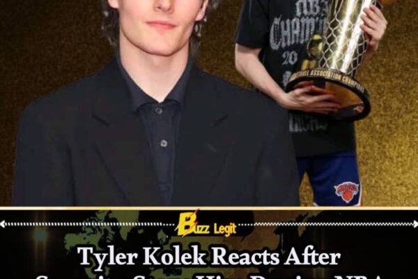 CELEBRATION Interrupted: Tyler Kolek Reacts After Being Stopped By Security During Knicks' NBA Championship Parade