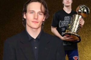 CELEBRATION Interrupted: Tyler Kolek Reacts After Being Stopped By Security During Knicks' NBA Championship Parade