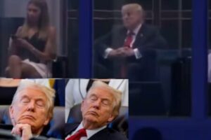 Donald Trump Accused by Critics of Dozing Off During Freedom 250 Celebration