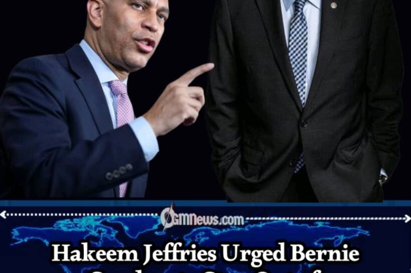 HAKEEM JEFFRIES: DEMOCRATIC LEADER CONFRONTED BERNIE SANDERS OVER PRIMARY ENDORSEMENTS AS PARTY TENSIONS SURFACE
