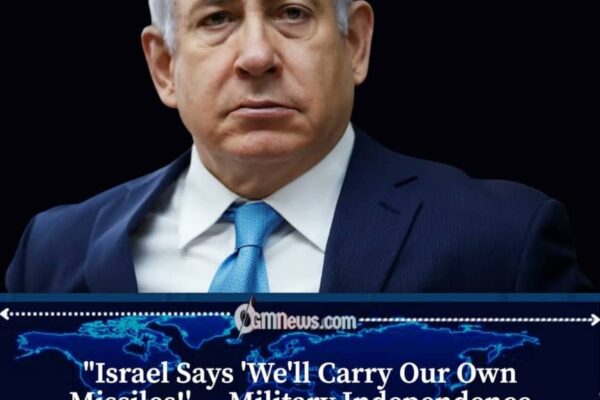 Israel Says America Is No Longer Its Military Lifeline