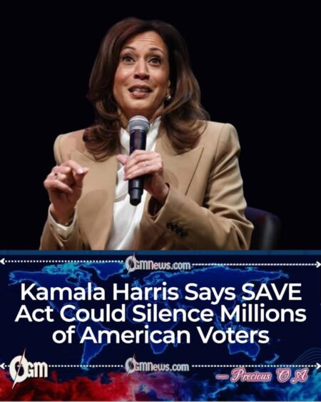Kamala Harris Challenges Republican-Backed SAVE Act Over Voting Access