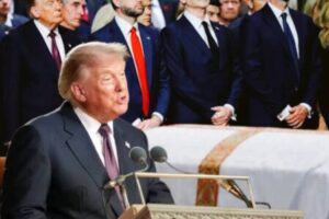 LINDSEY GRAHAM: TRUMP'S UNSCRIPTED EULOGY MIXES HUMOR, HONESTY AND PERSONAL TRIBUTE