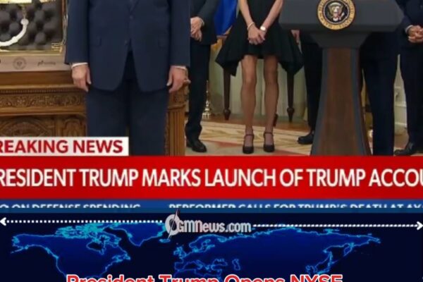 Oval Office Rings Wall Street Opening Bell in Historic First Under Trump