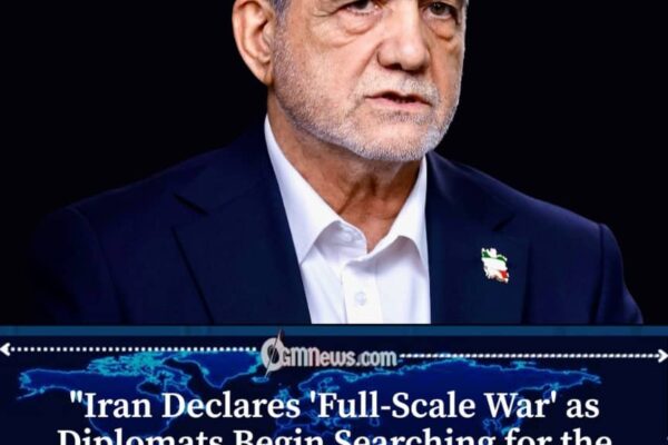 Pezeshkian Says Iran Has Entered a Full-Scale Conflict Against United States