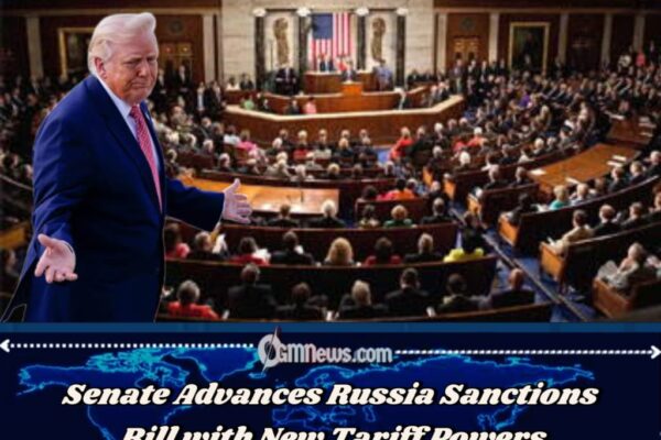 Senate Hands Trump a Tariff Megaphone as Russia Sanctions Race Through Capitol